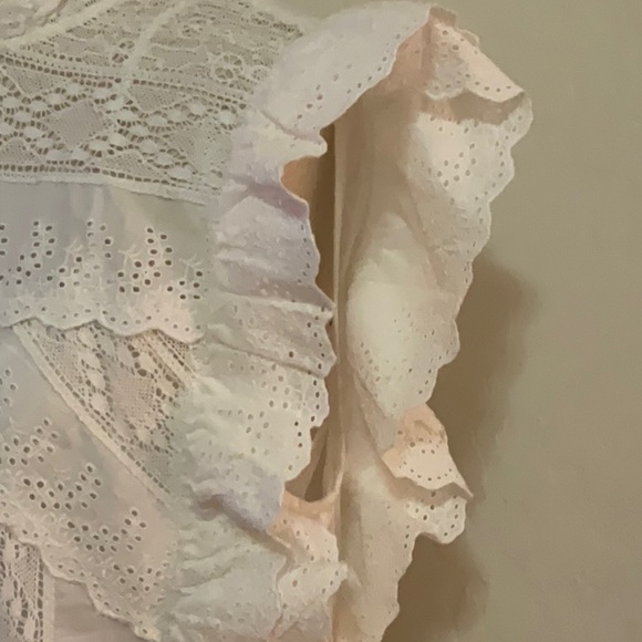 THE GREAT Trellis Dress White sz 2 Medium New Without Tags MSRP$395 - Picture 6 of 14